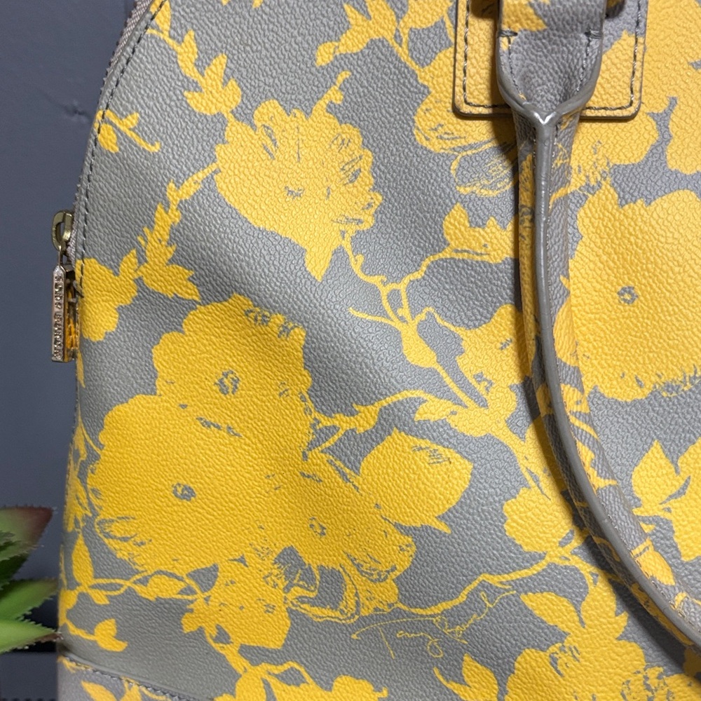 Tory Burch Yellow Dome Floral Satchel - Picture 3 of 16
